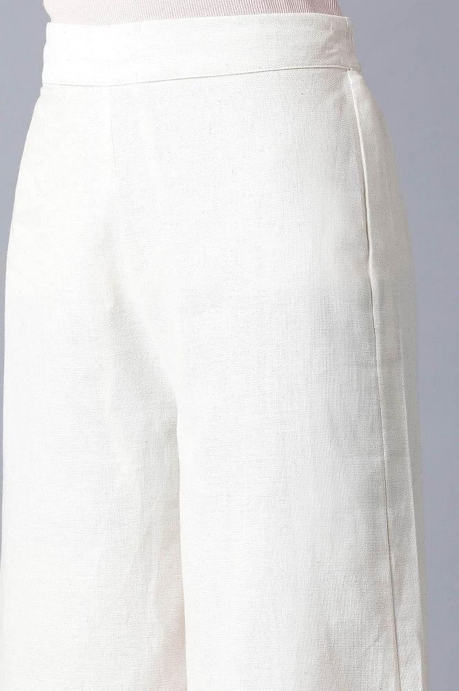 Ecru Parallel Pants - Image 5