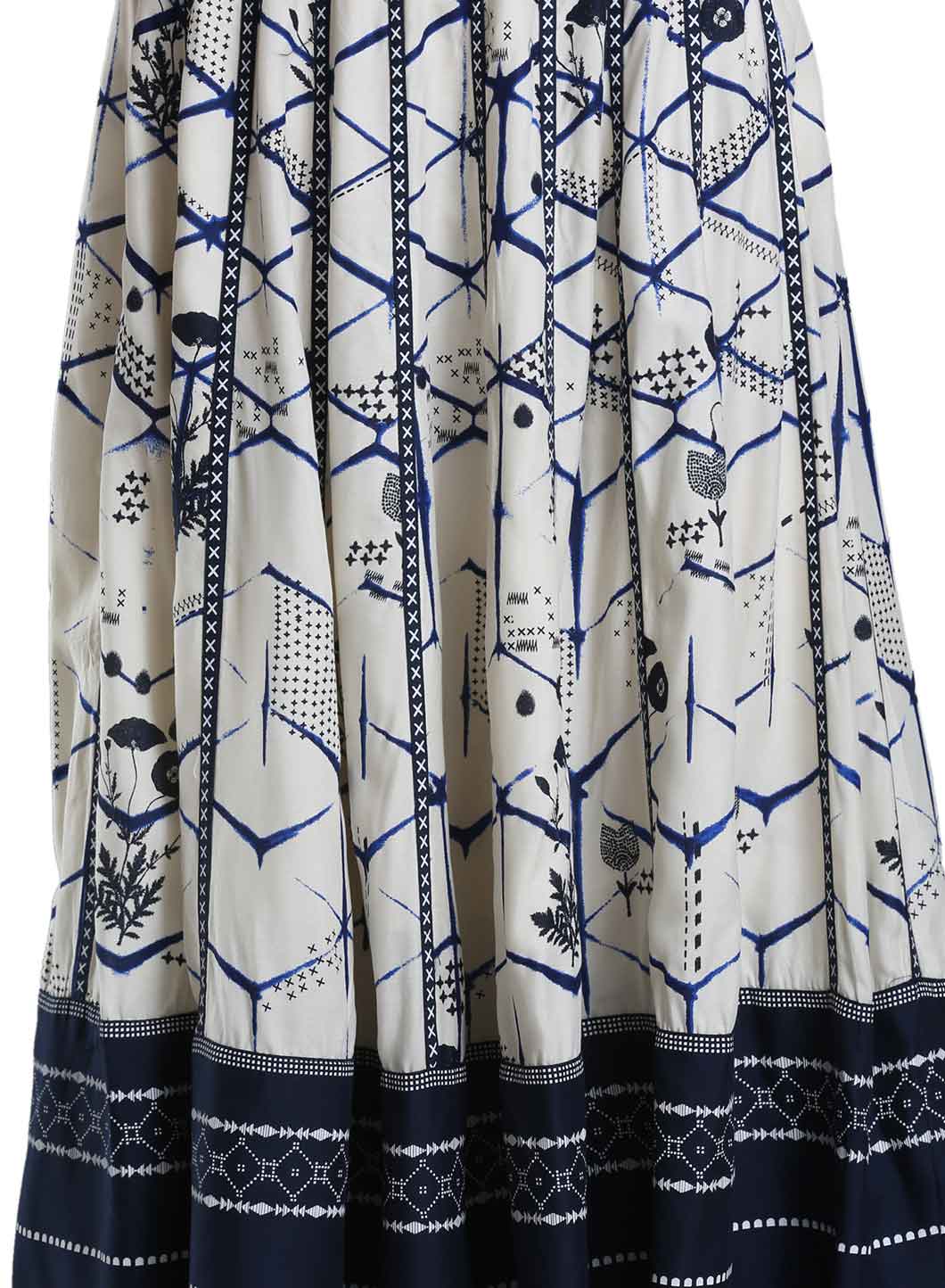Ecru Printed Skirt - Image 3