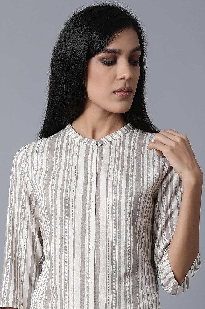 Ecru Straight kurta - Image 5