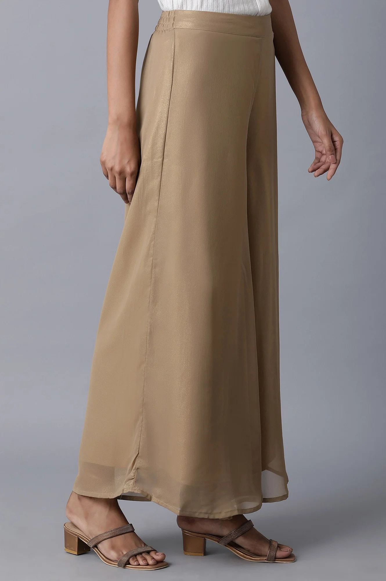 Gold Parallel Pants - Image 4