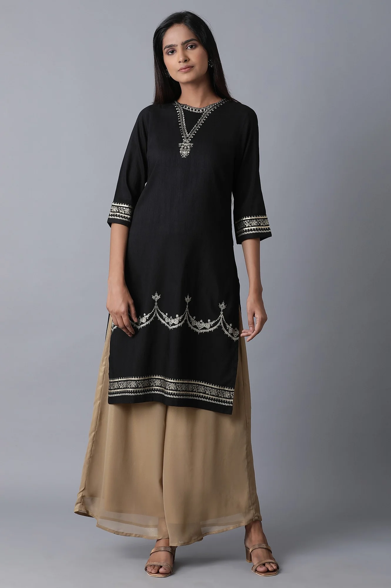Gold Parallel Pants - Image 5
