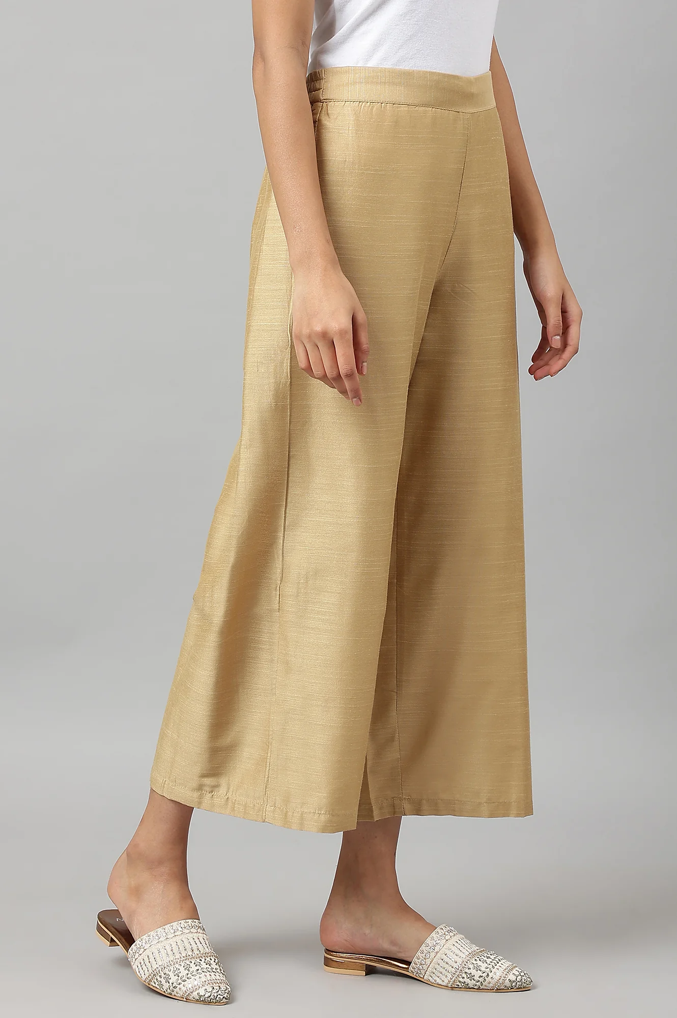 Gold Parallel Pants - Image 5