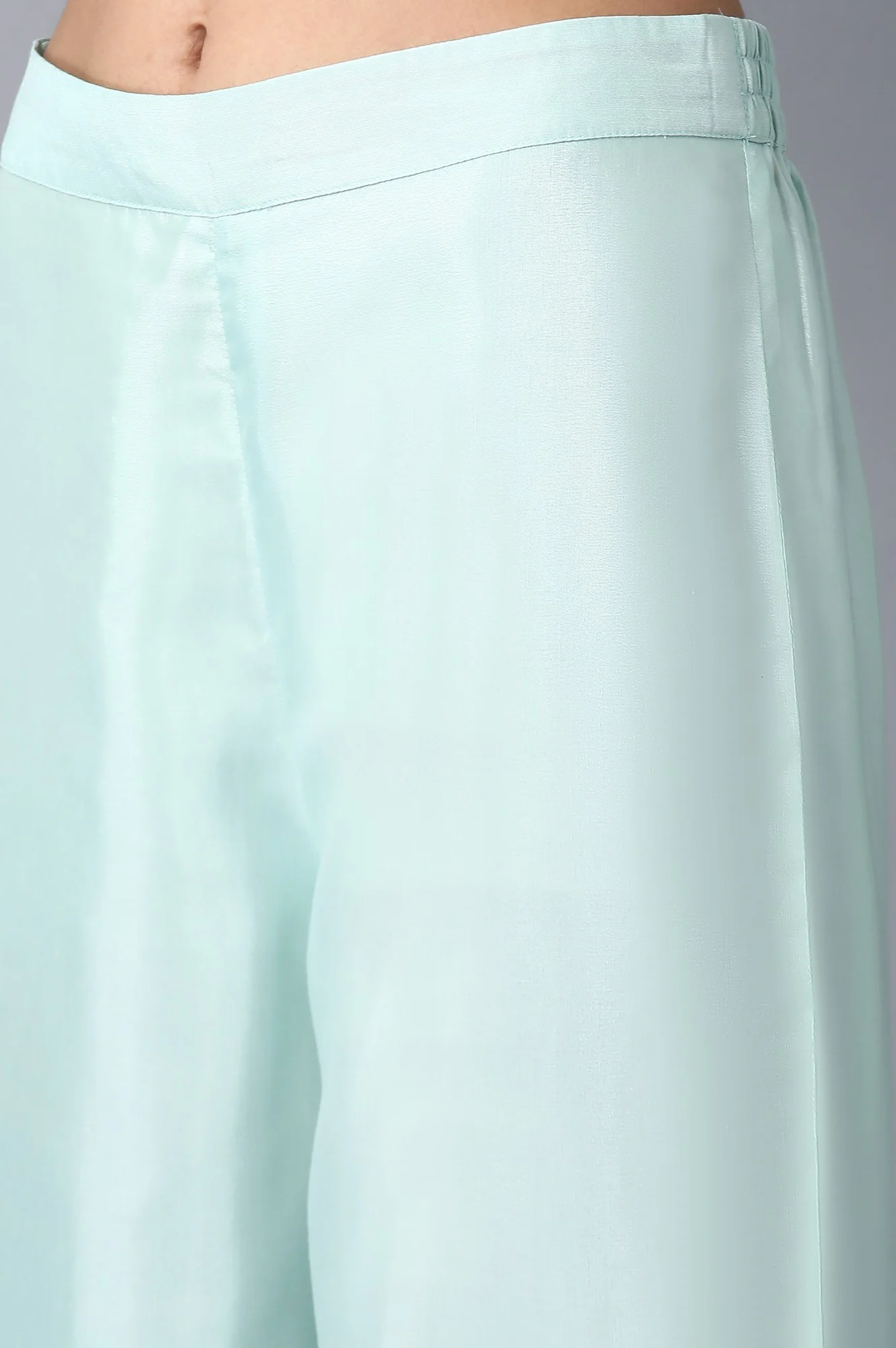 Green Round Neck kurta Set - Image 6