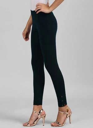 Green Woollen Leggings - Image 4