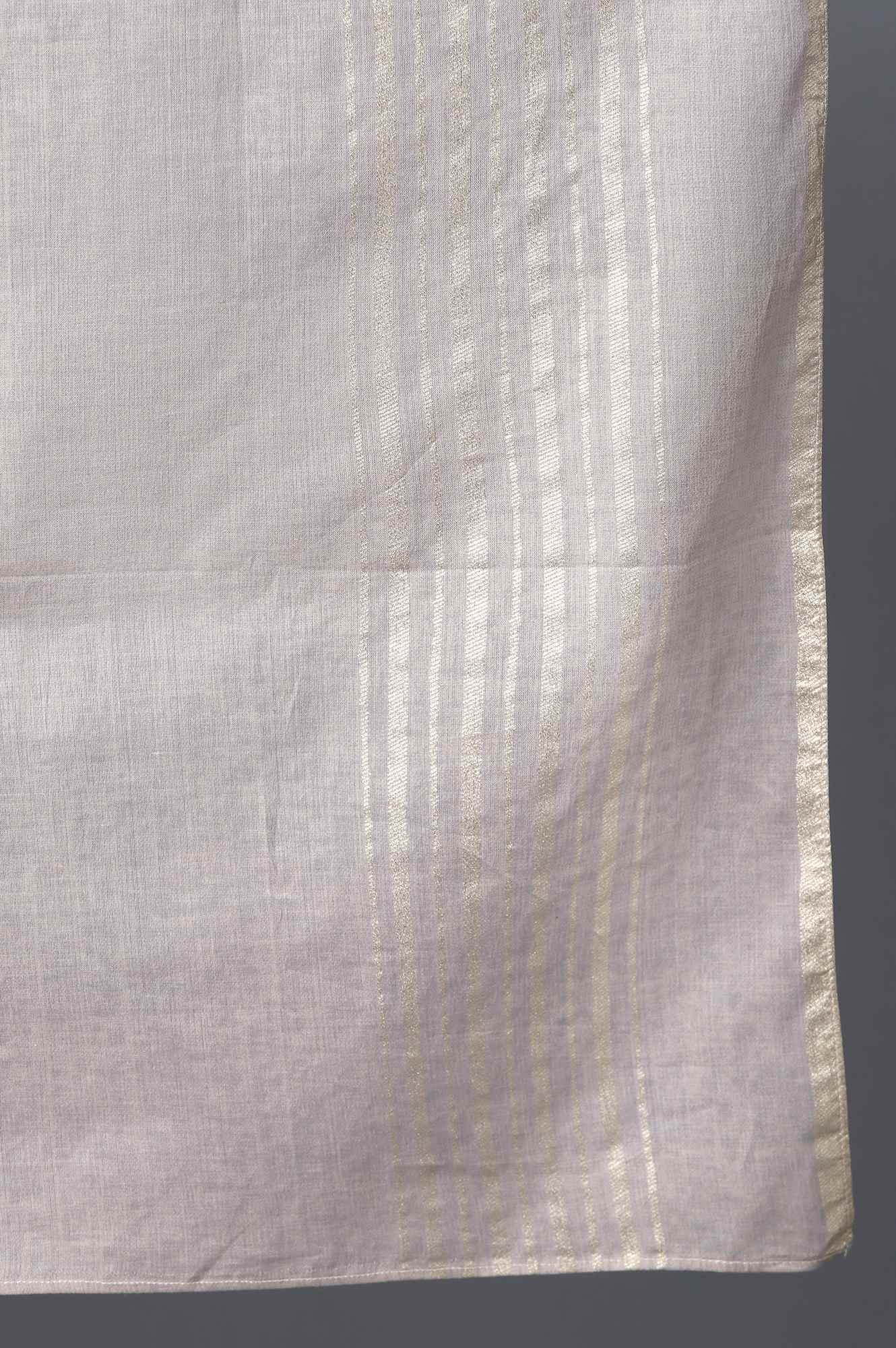 Grey Printed Dupatte - Image 4