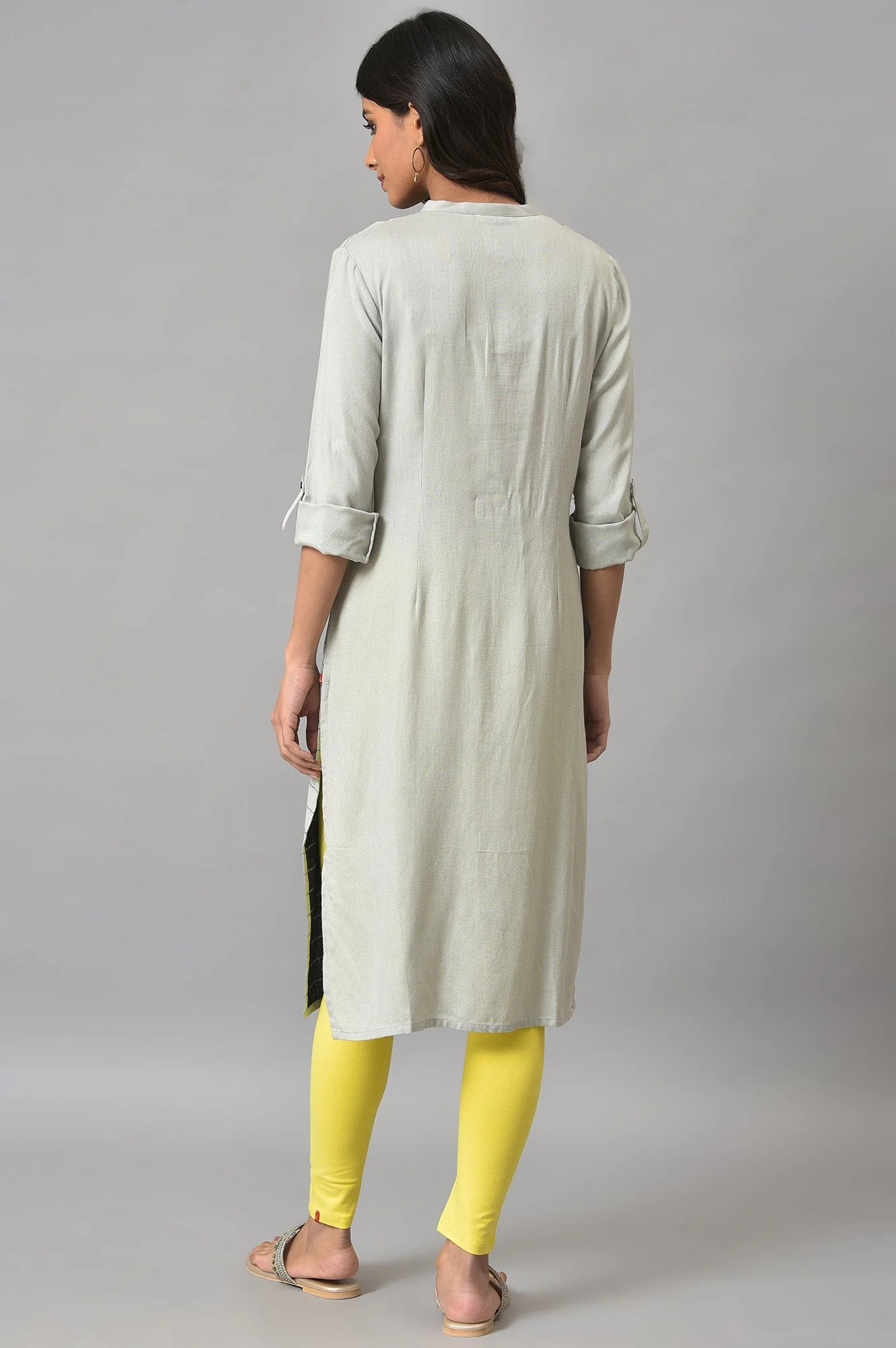 Light Blue Dobby kurta - Image 2