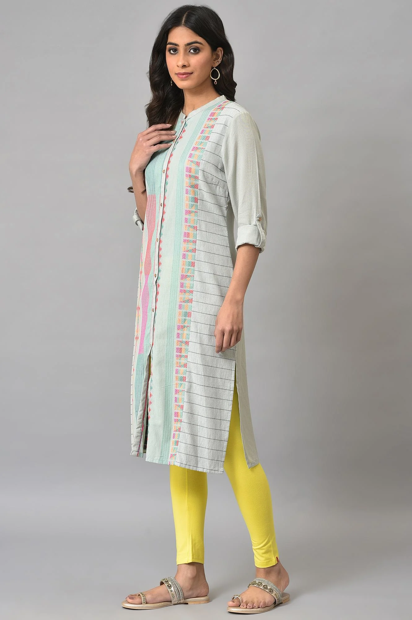 Light Blue Dobby kurta - Image 3