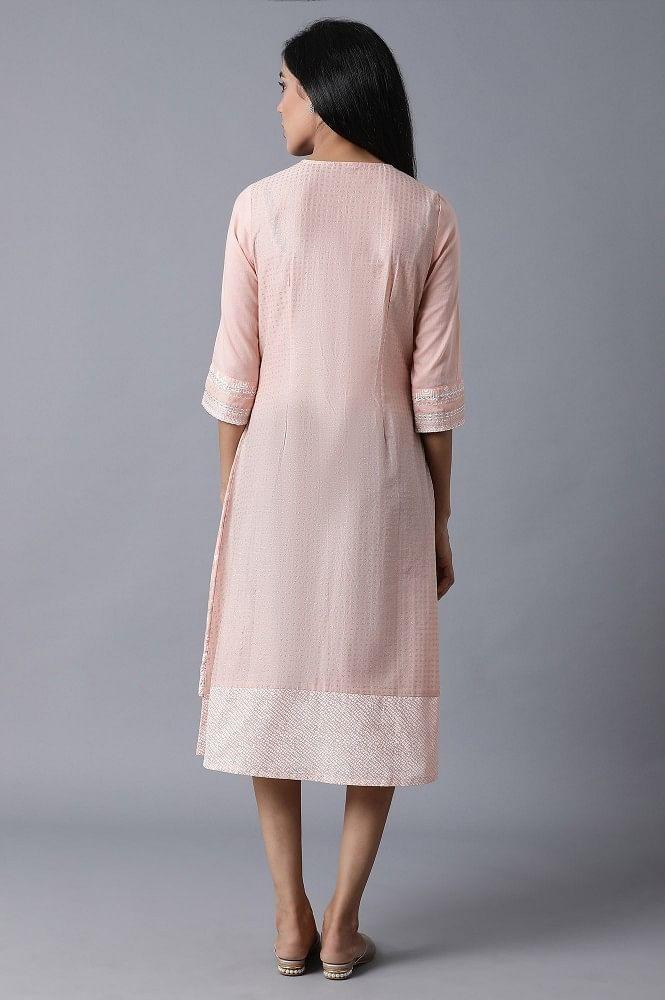 Peach A-Line kurta - Image 2
