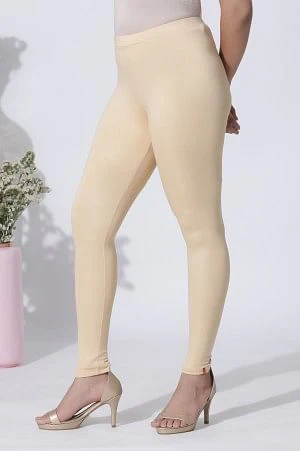 Peach Ankle Length Tights - Image 2