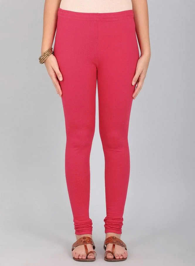 Pink Knitted Churidar - Image 9