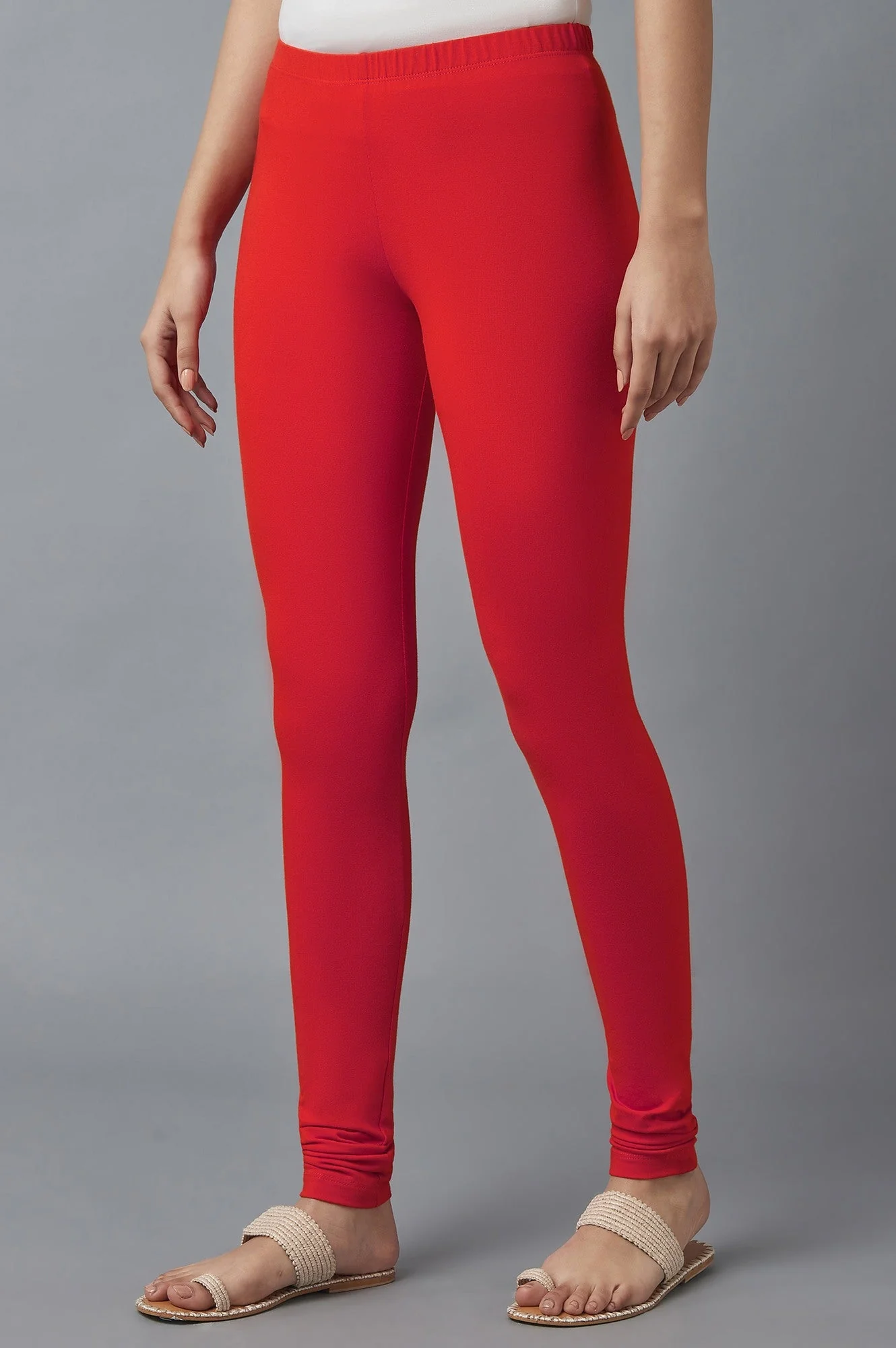 Pink Skin Fit Churidar - Image 3