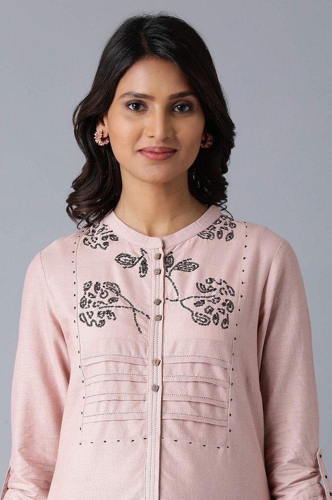 Pink Straight kurta - Image 5