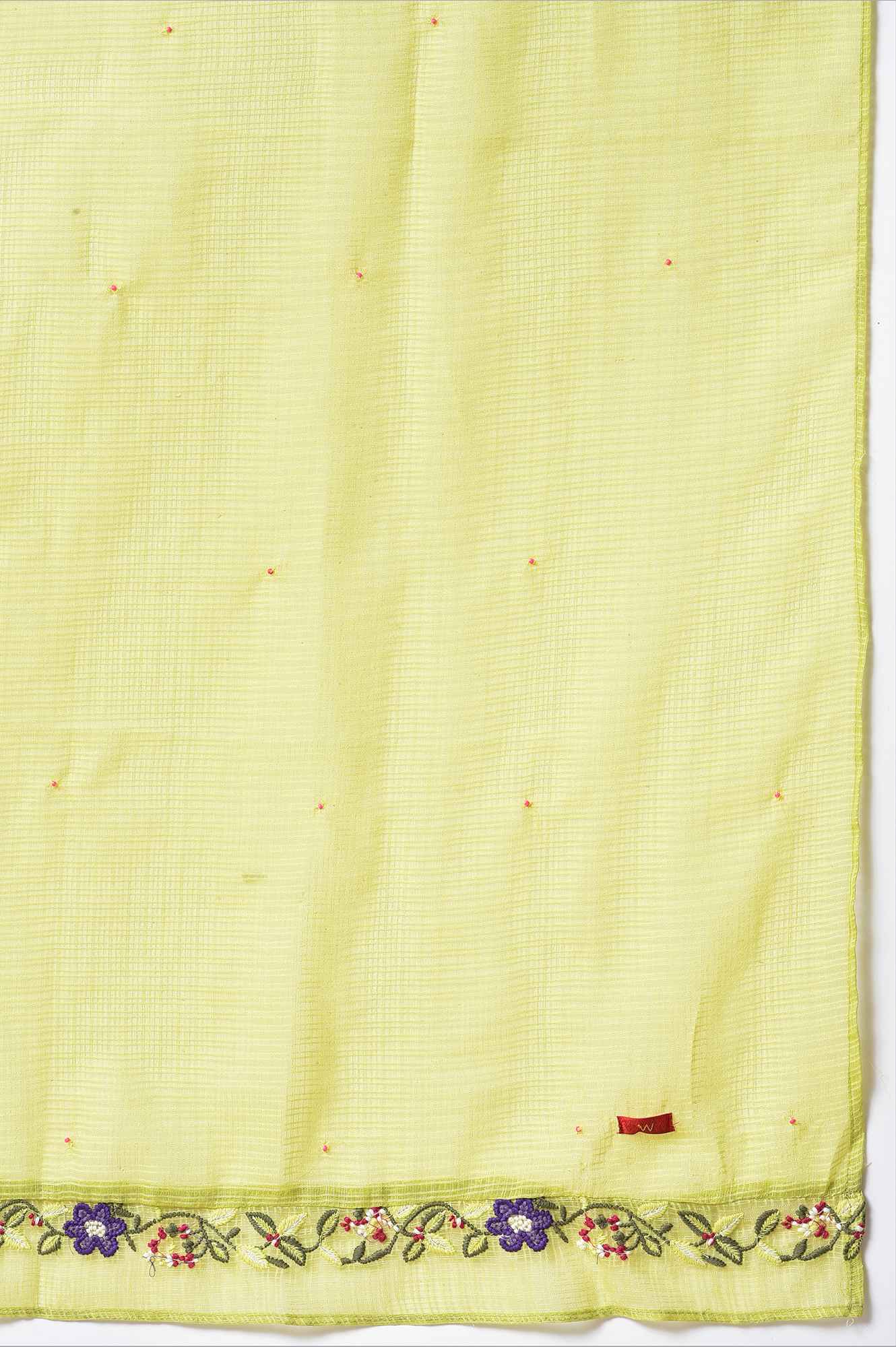 Purple Embroidered kurta Set - Image 9