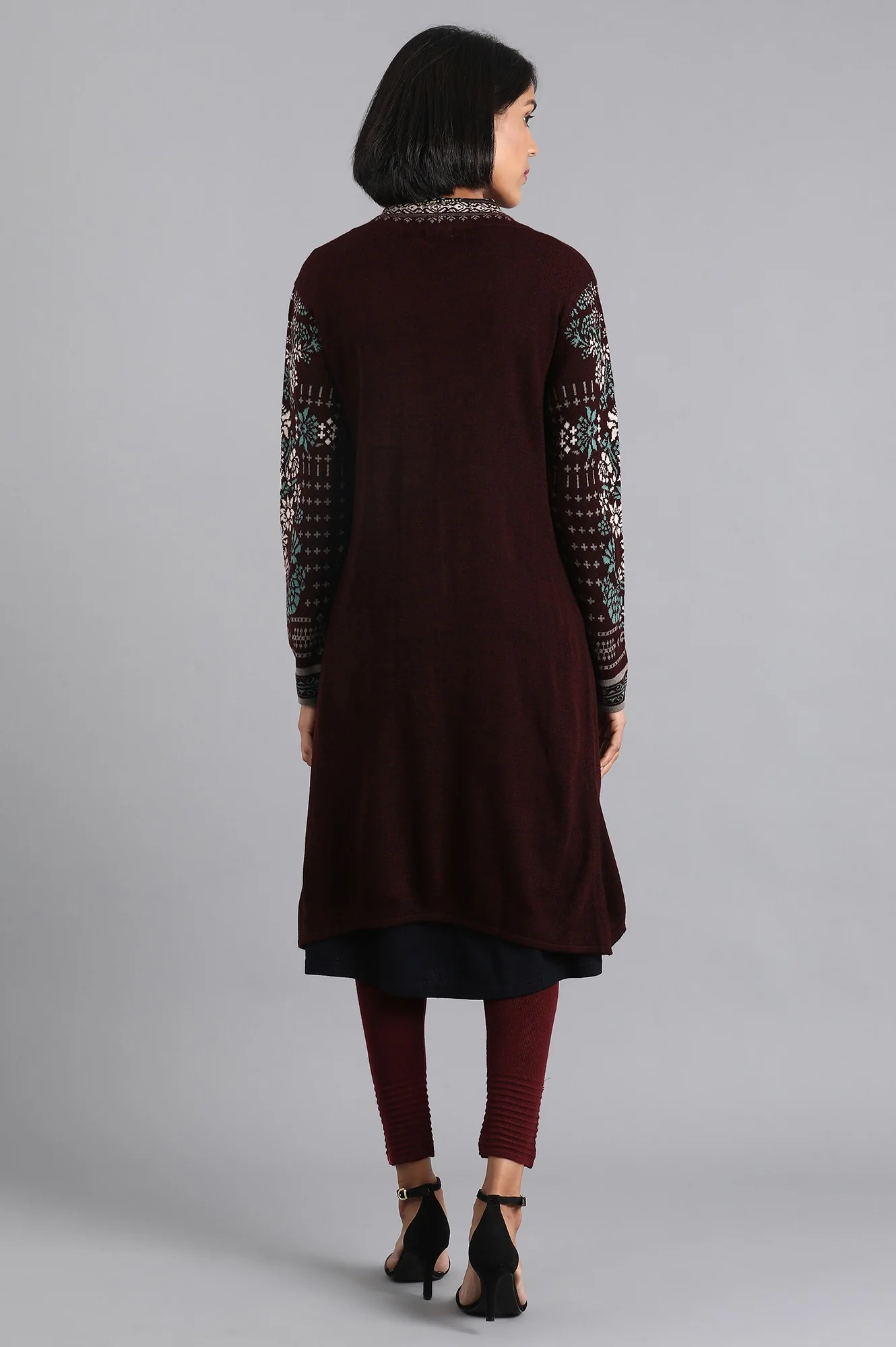 Purple Long Cardigan - Image 2
