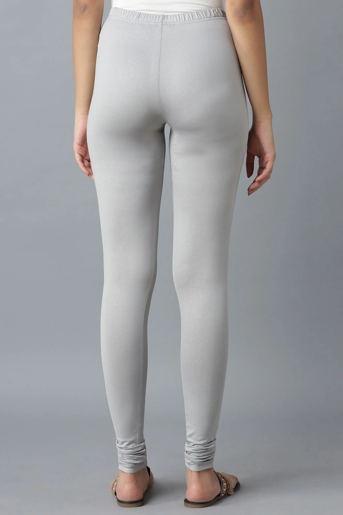 Silver Skin Fit Churidar - Image 2