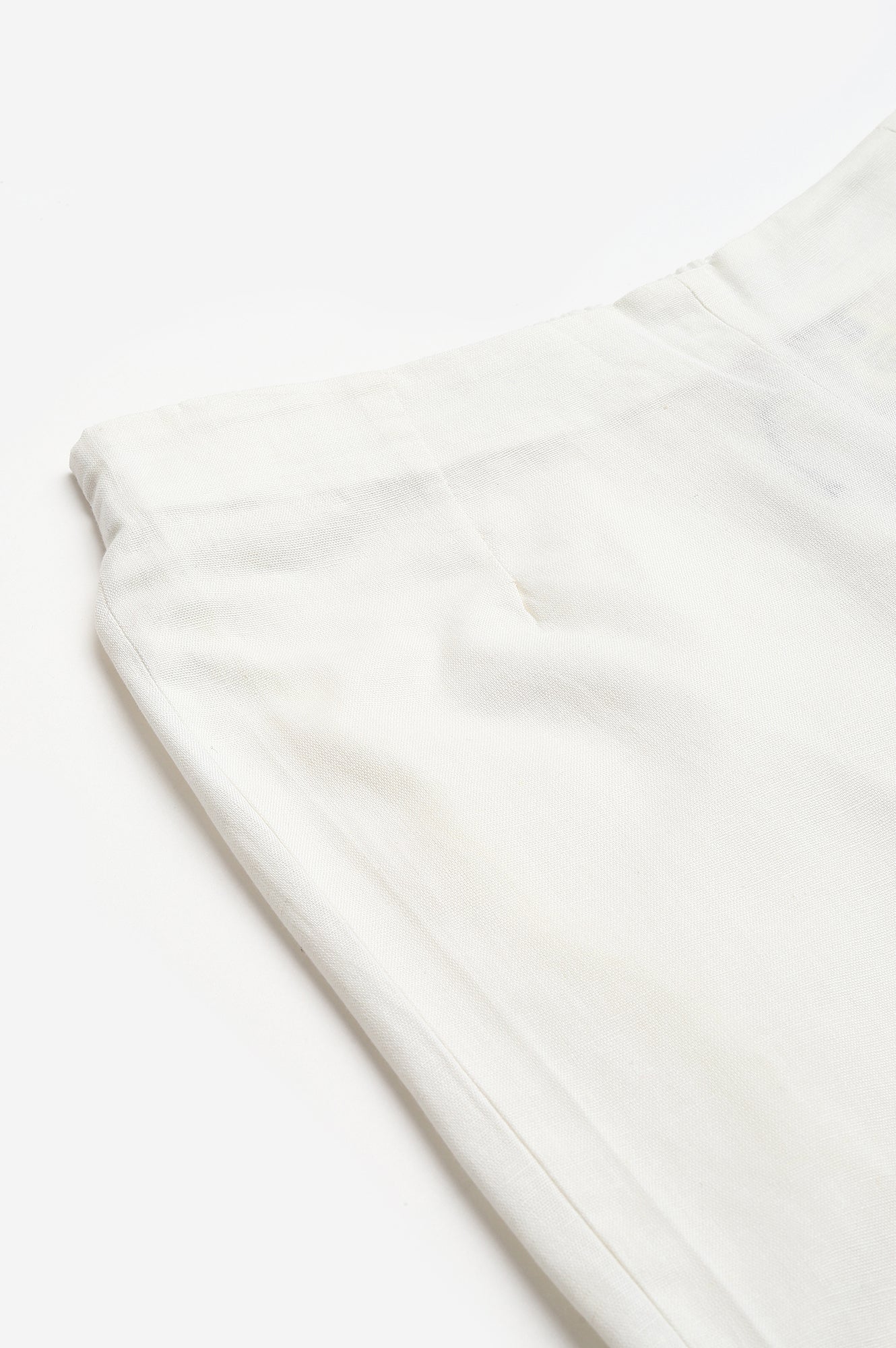 White Fitted Pants - Image 6