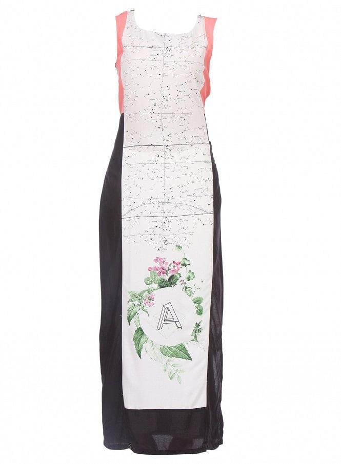 White Printed Sleeveless kurta - Image 5