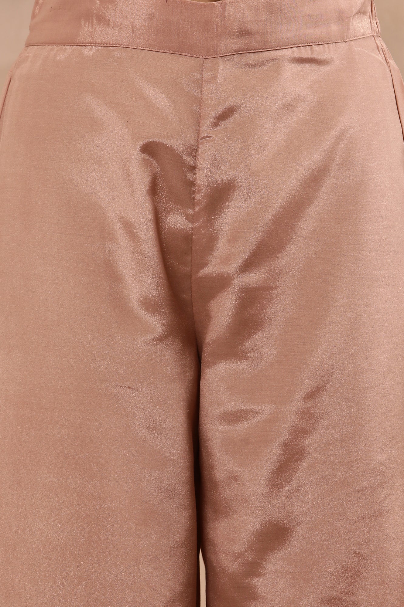 Wine Embroidered Kurta, Pink Flared Pants And Dupatta Set - Image 8