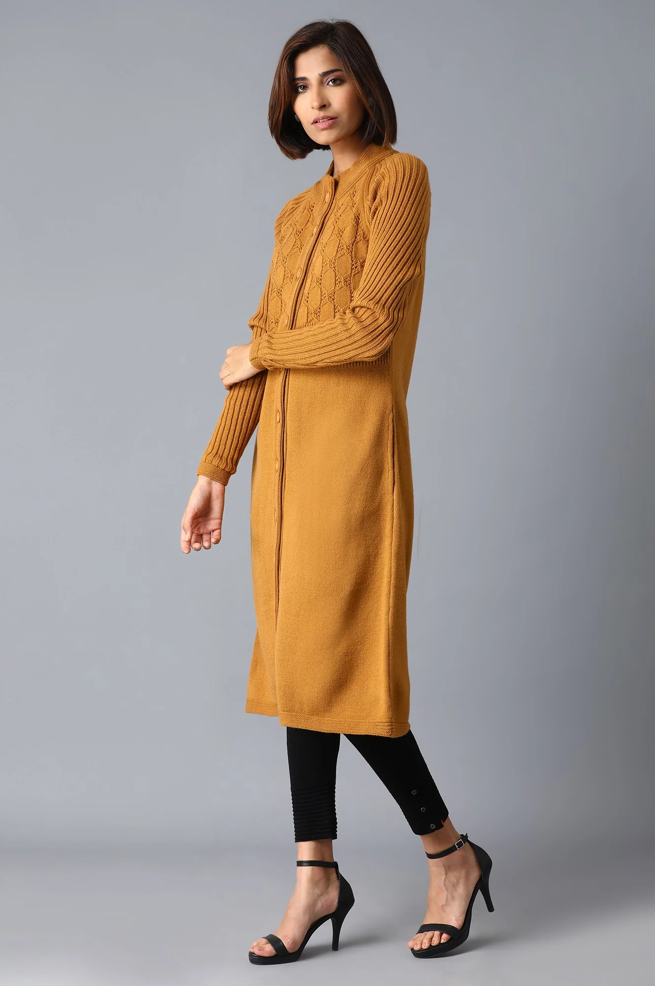 Yellow Reglan Sleeves Jacket - Image 3