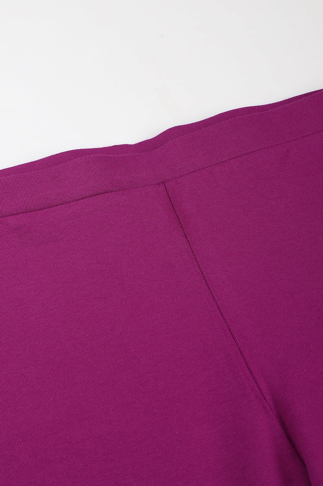 Purple Solid Knitted Women Tights - Image 6