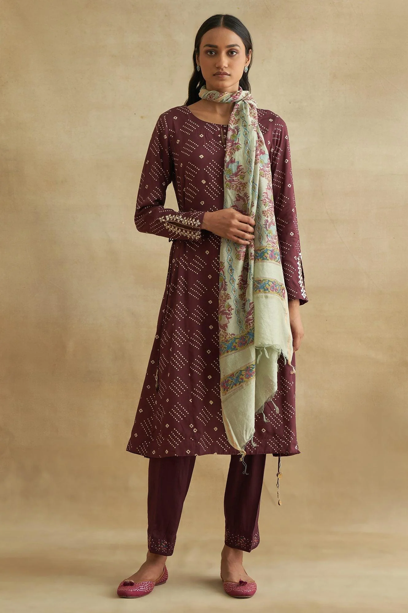 Purple Solid Salwar - Image 5