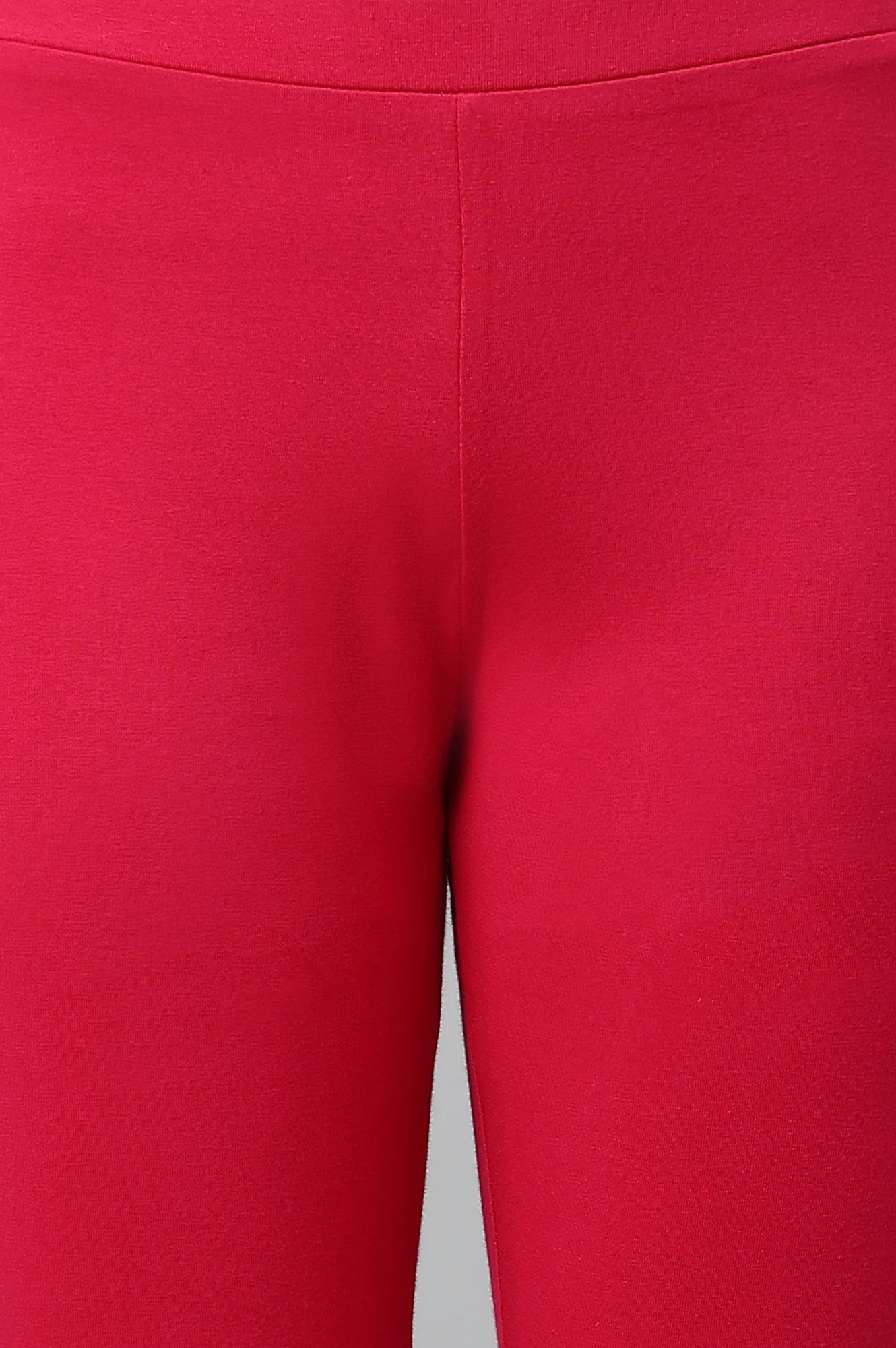 Raspberry Pink Solid Knitted Women Tights - Image 8