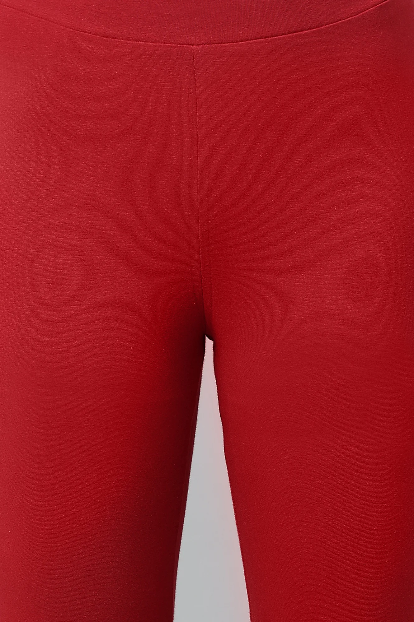 Red Knitted Cotton Lycra Tights - Image 8