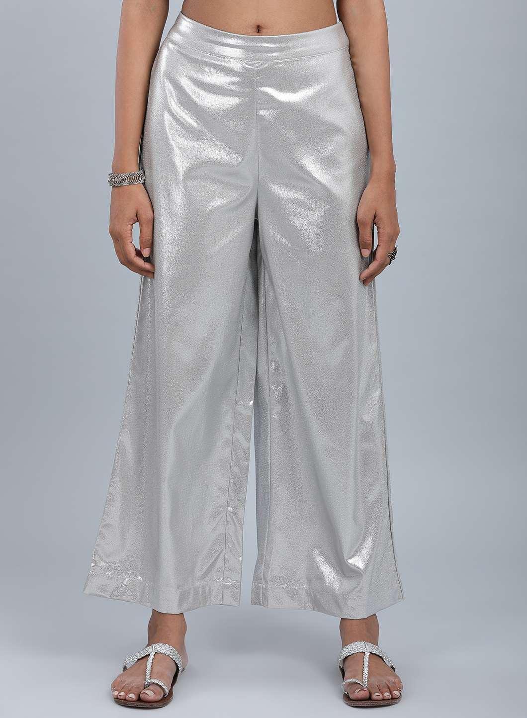 Silver Glitter Pants - Image 2
