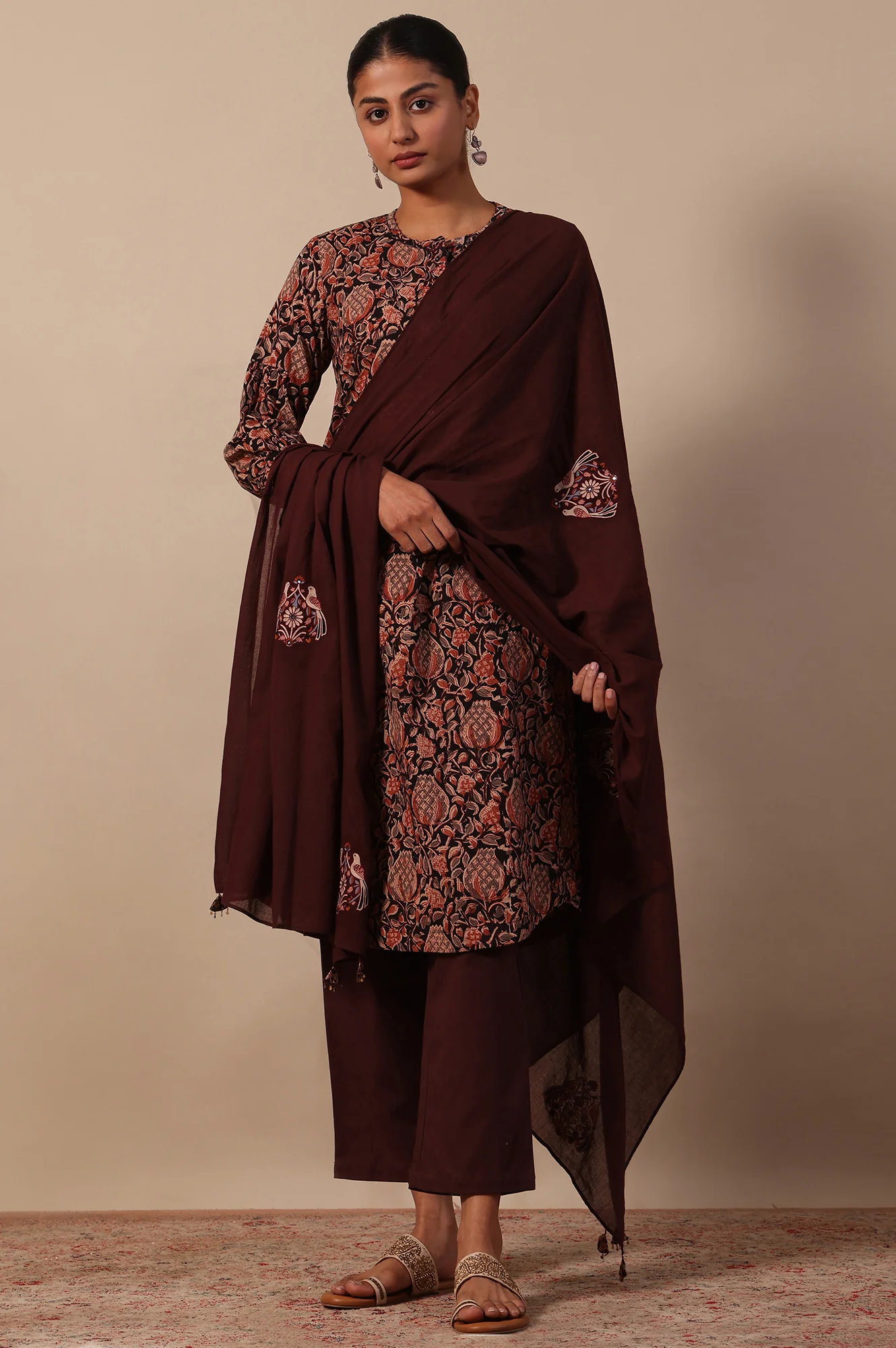 Solid Pure Cotton Dupatta - Image 4