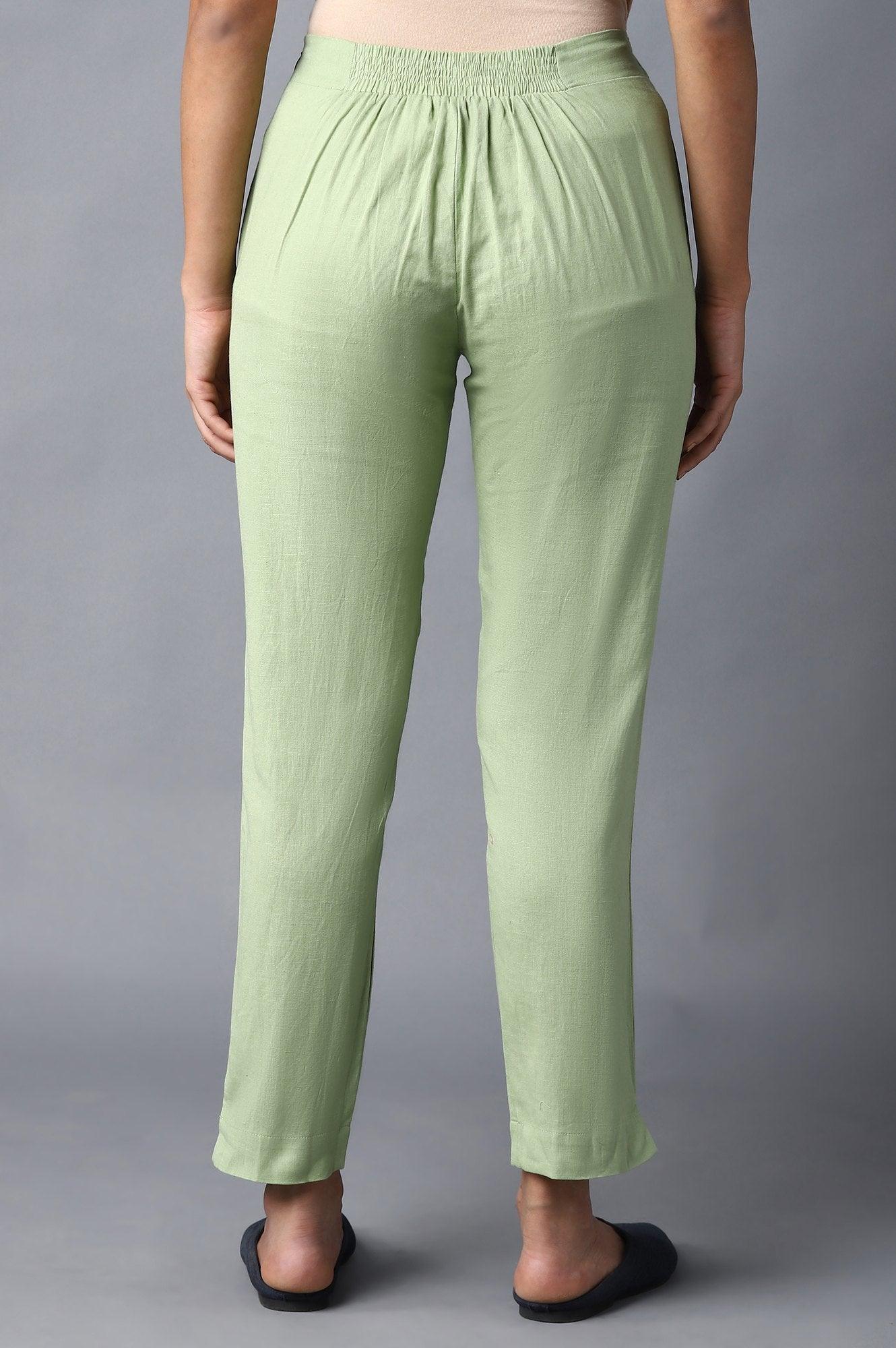 Spring Green Slim Pants - Image 2