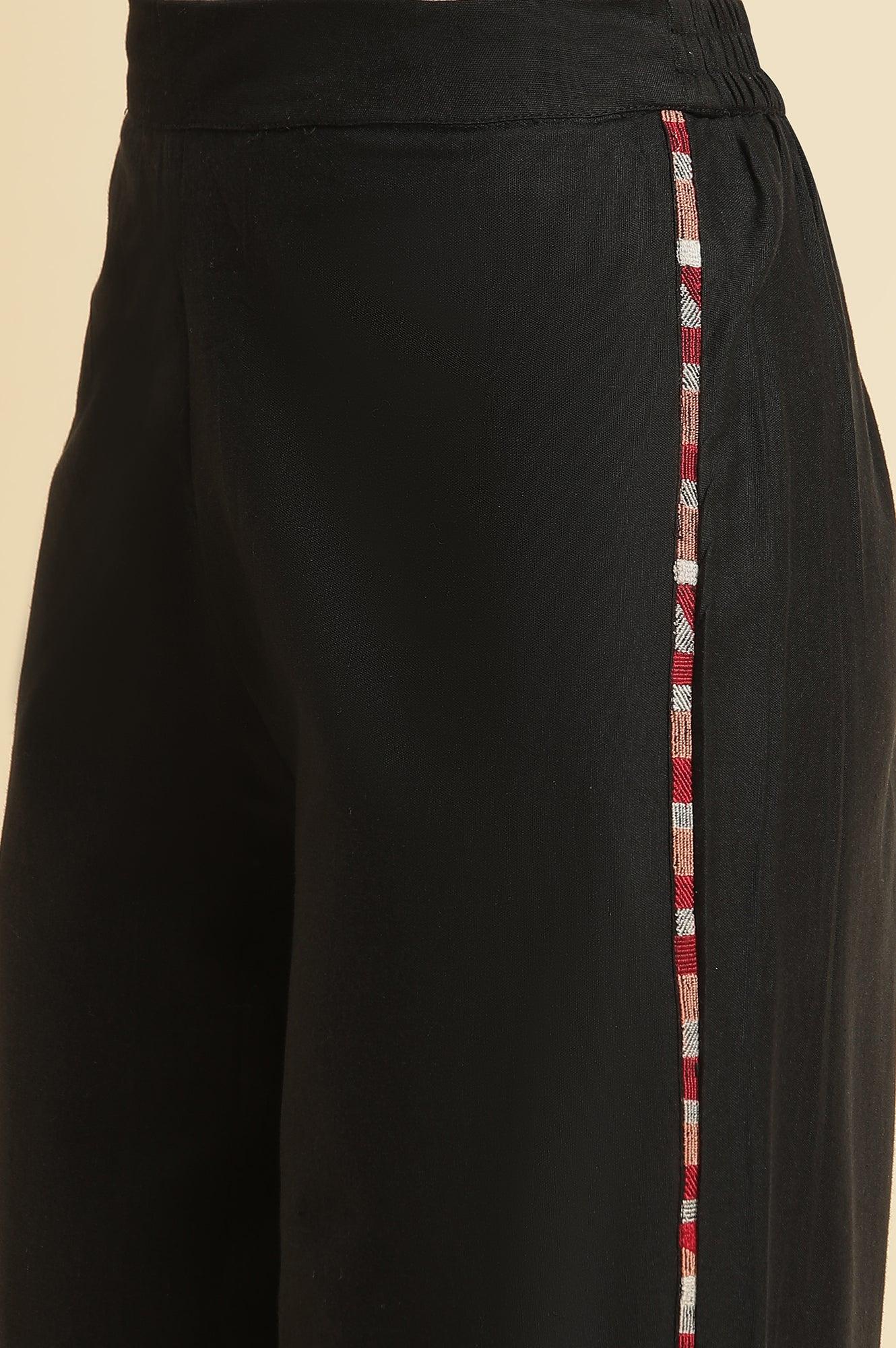 Tango Red Dobby Kurta & Parallel Pants Set - Image 8
