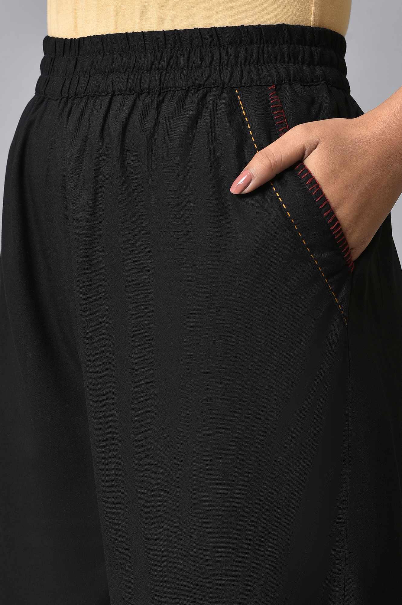 Teal Embroidered Round Neck kurta - Image 7