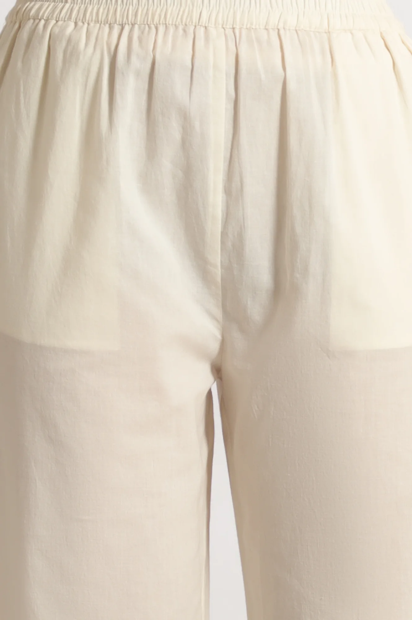 White Embroidered Jacquard Straight Kurta, Pants and Dupatta Set - Image 8