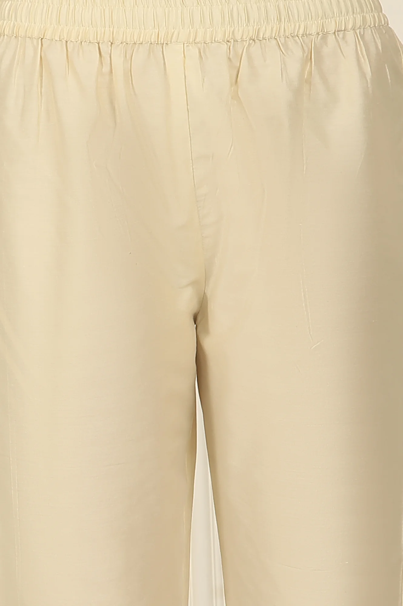 White Embroidered Organza Flared Kurta, Pants and Dupatta Set - Image 10