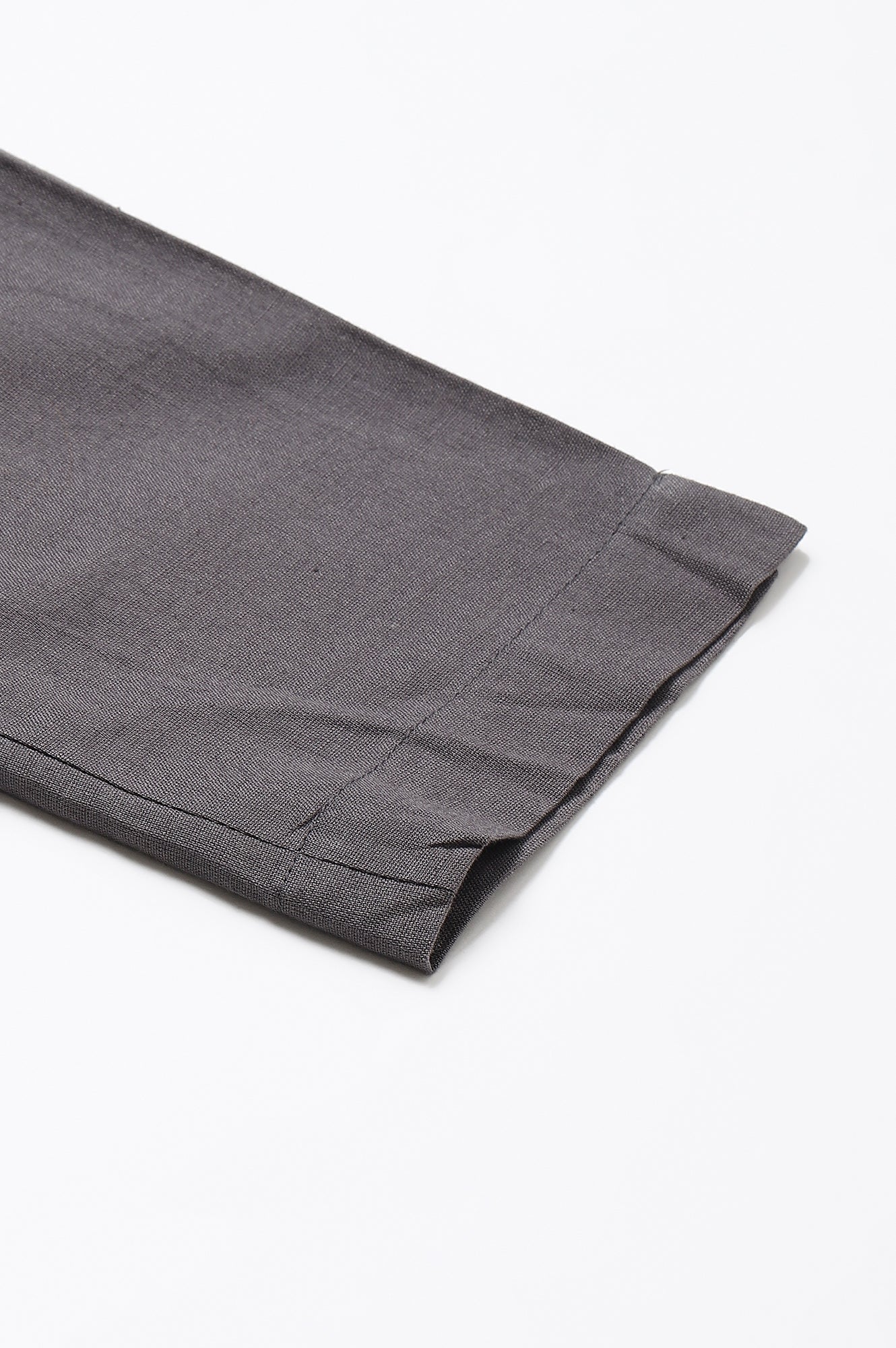 Women Grey Slim Pants - Image 7