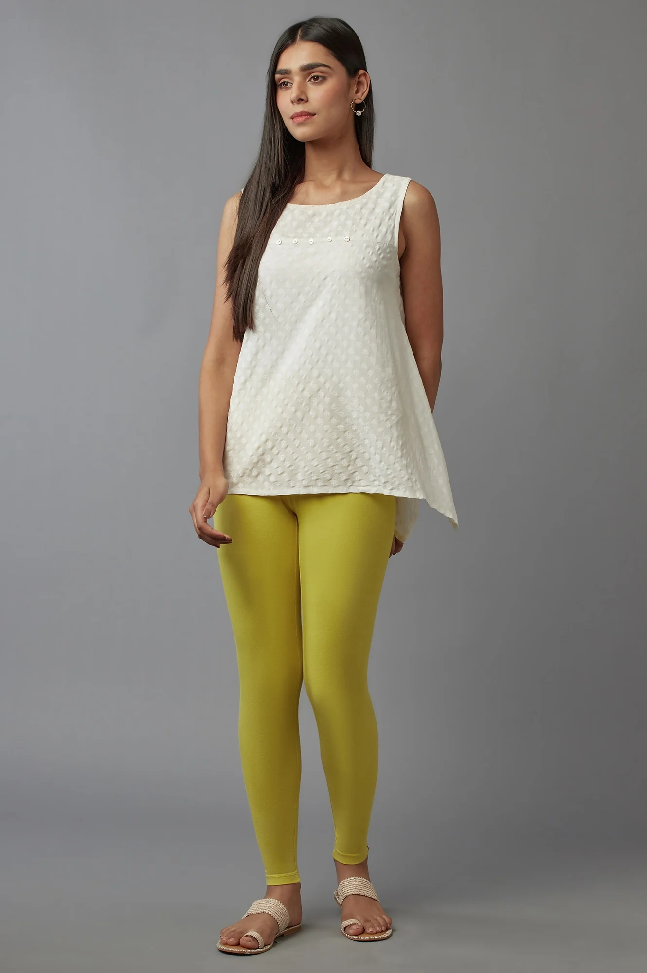 Yellow Cotton Tights - Image 5